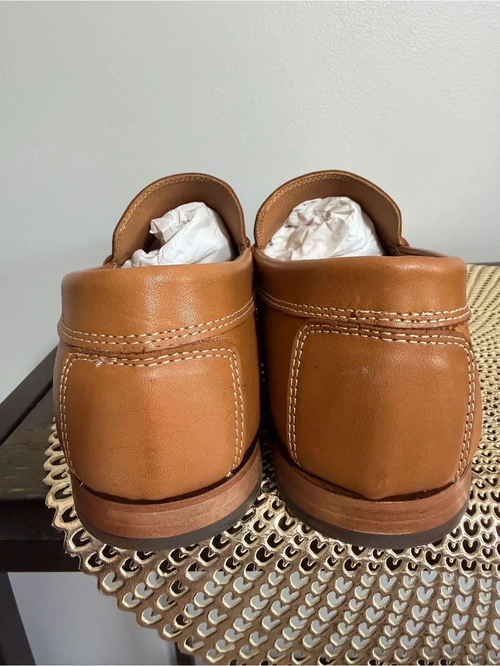 Donald Pliner Men's Tan Leather DACIO Loafer Size 15
